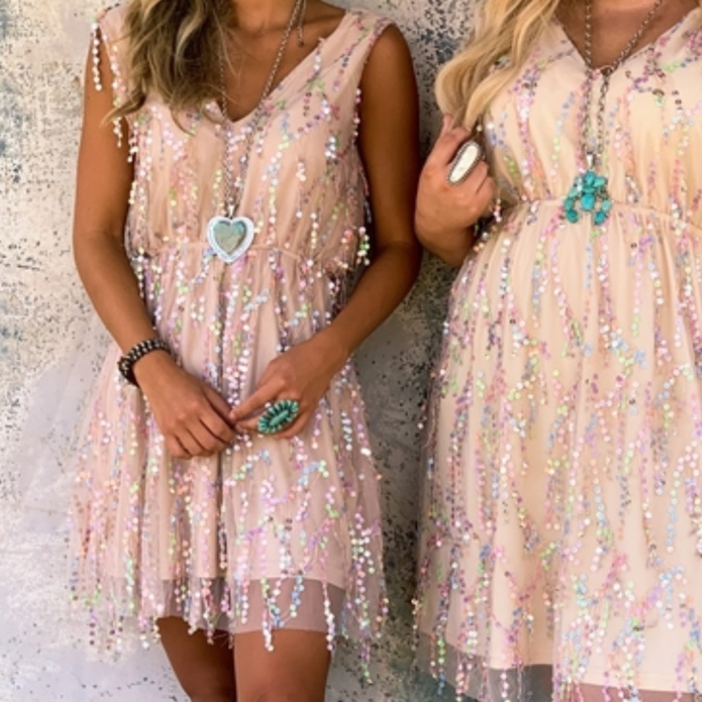 Southern Fried Chics sequin dress